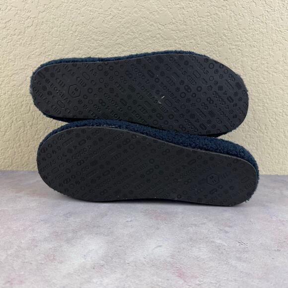 Bombas Sunday Slippers Dark Blue Sherpa Fleece Indoor Outdoor Slip On Mens 11 main image 10